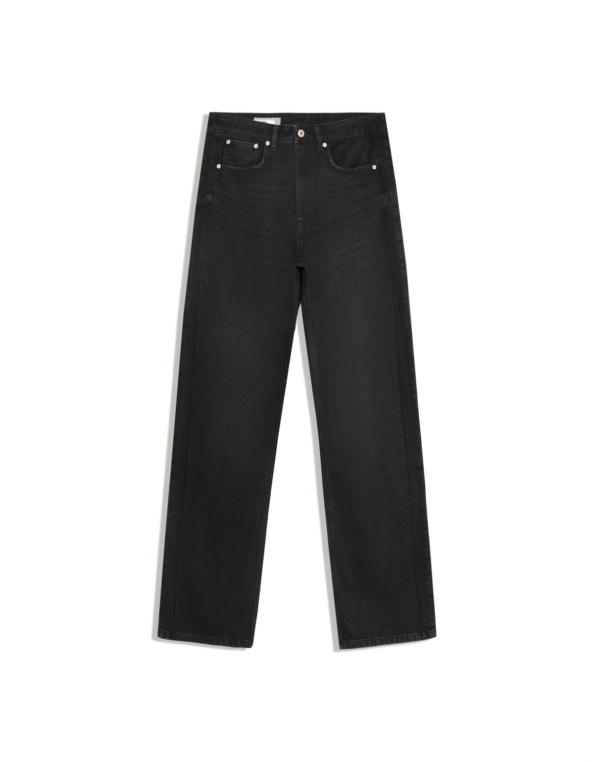 버쉬카 루즈핏 와이드 블랙 청바지 2994/534 BLACK