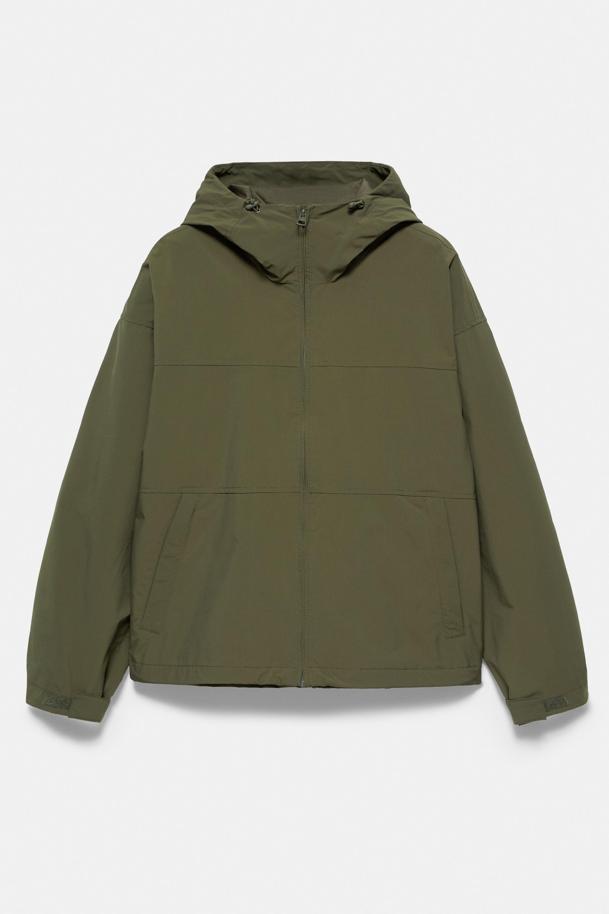 풀앤베어 경량 후드 집업 레인코트 7720/504 KHAKI