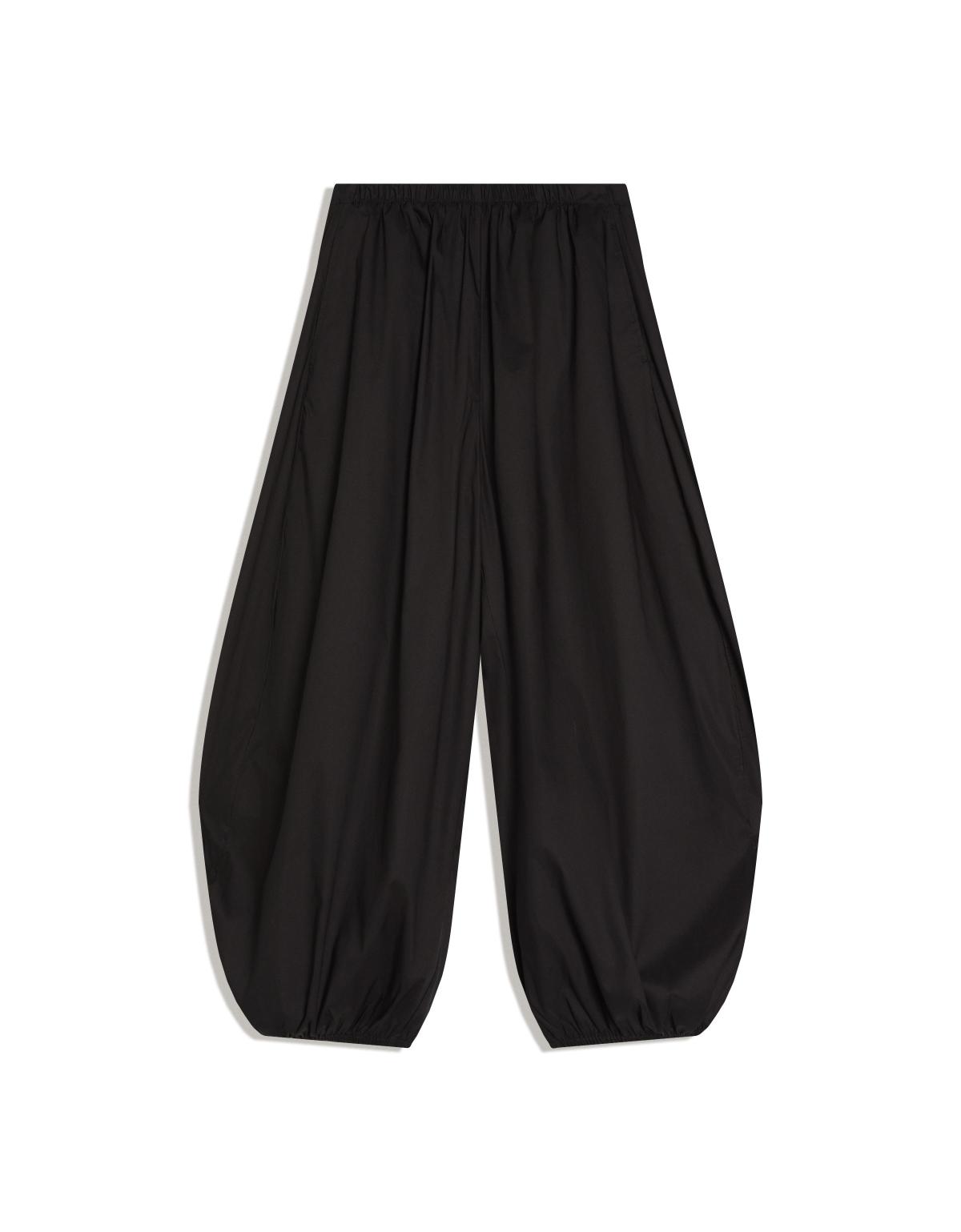 버쉬카 포플린 벌룬 배기 팬츠 블랙 0928/741 BLACK