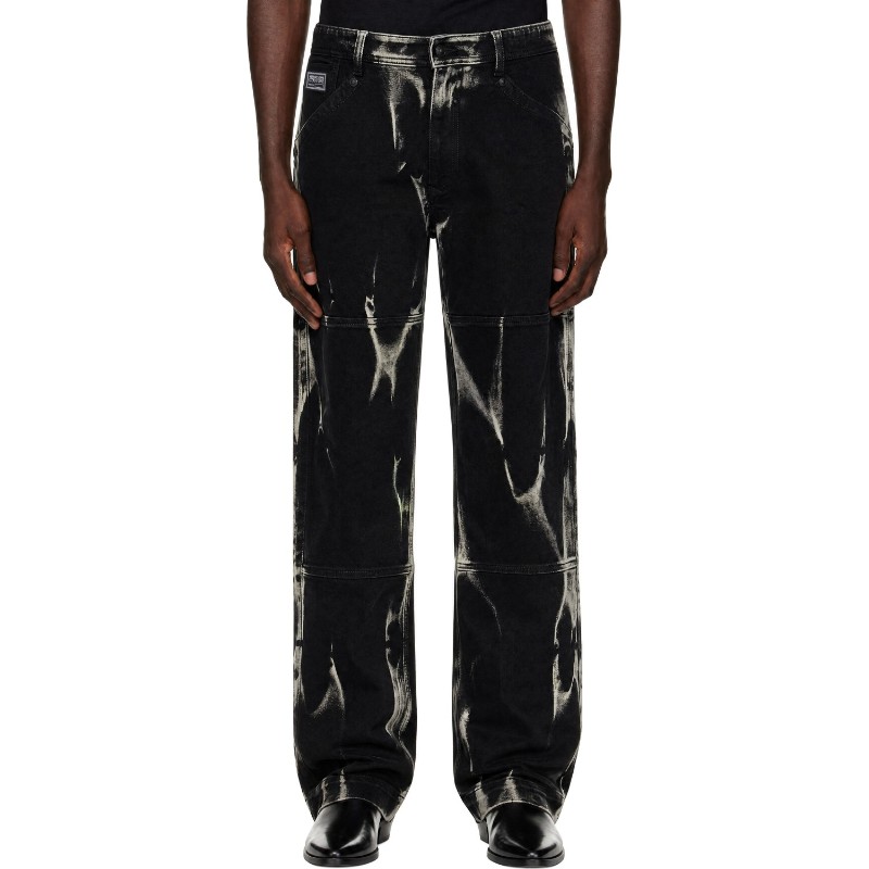 베르사체 블랙 5포켓 데님 진 E77GAB520_EDW081F02 E909-BLACK BLACK