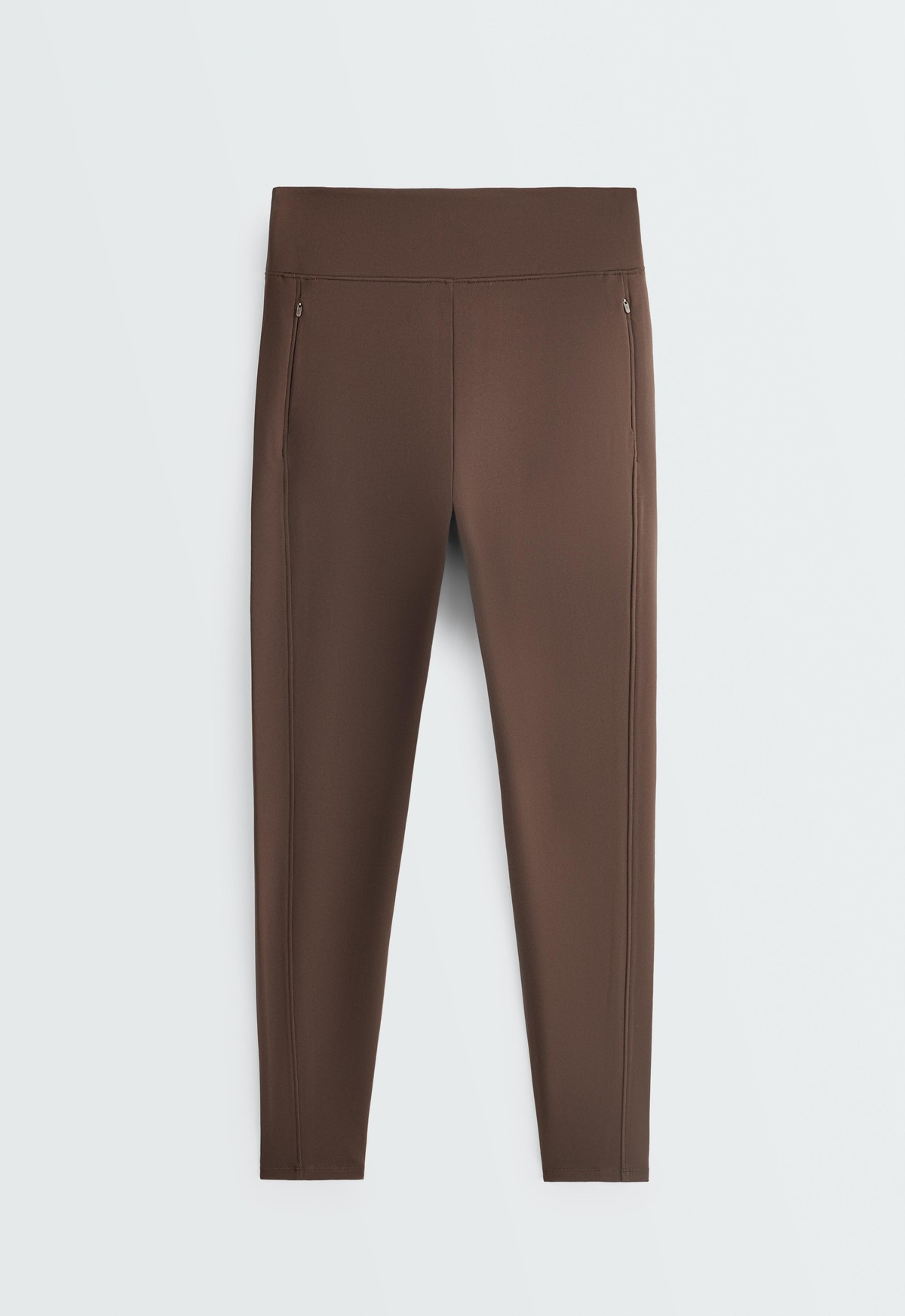 오이쇼 하이라이즈 기모 앵클 레깅스 6263/230/709 DARK REDDISH-BROWN