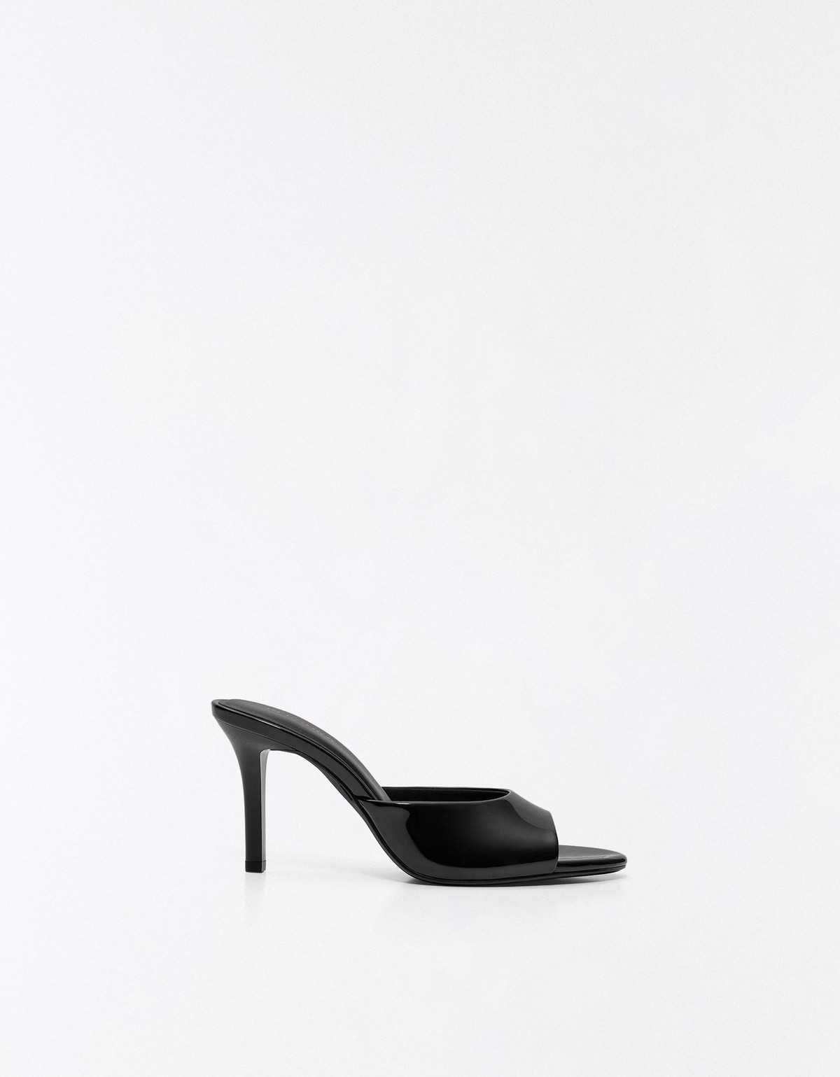 버쉬카 9cm 하이힐 뮬 샌들 1762/964 BLACK