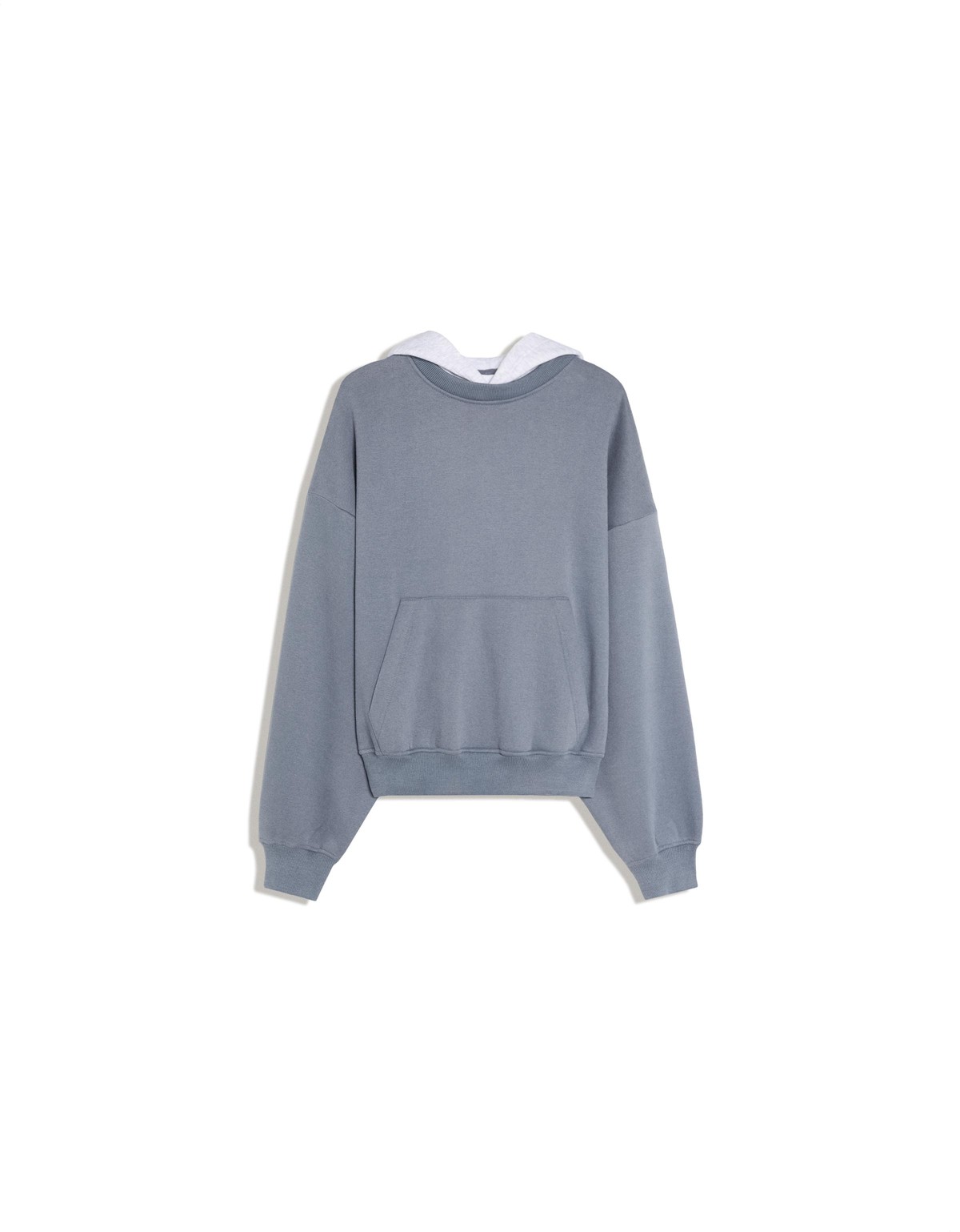버쉬카 오버사이즈 후드 스웨트셔츠 2951/498 LIGHT BLUE
