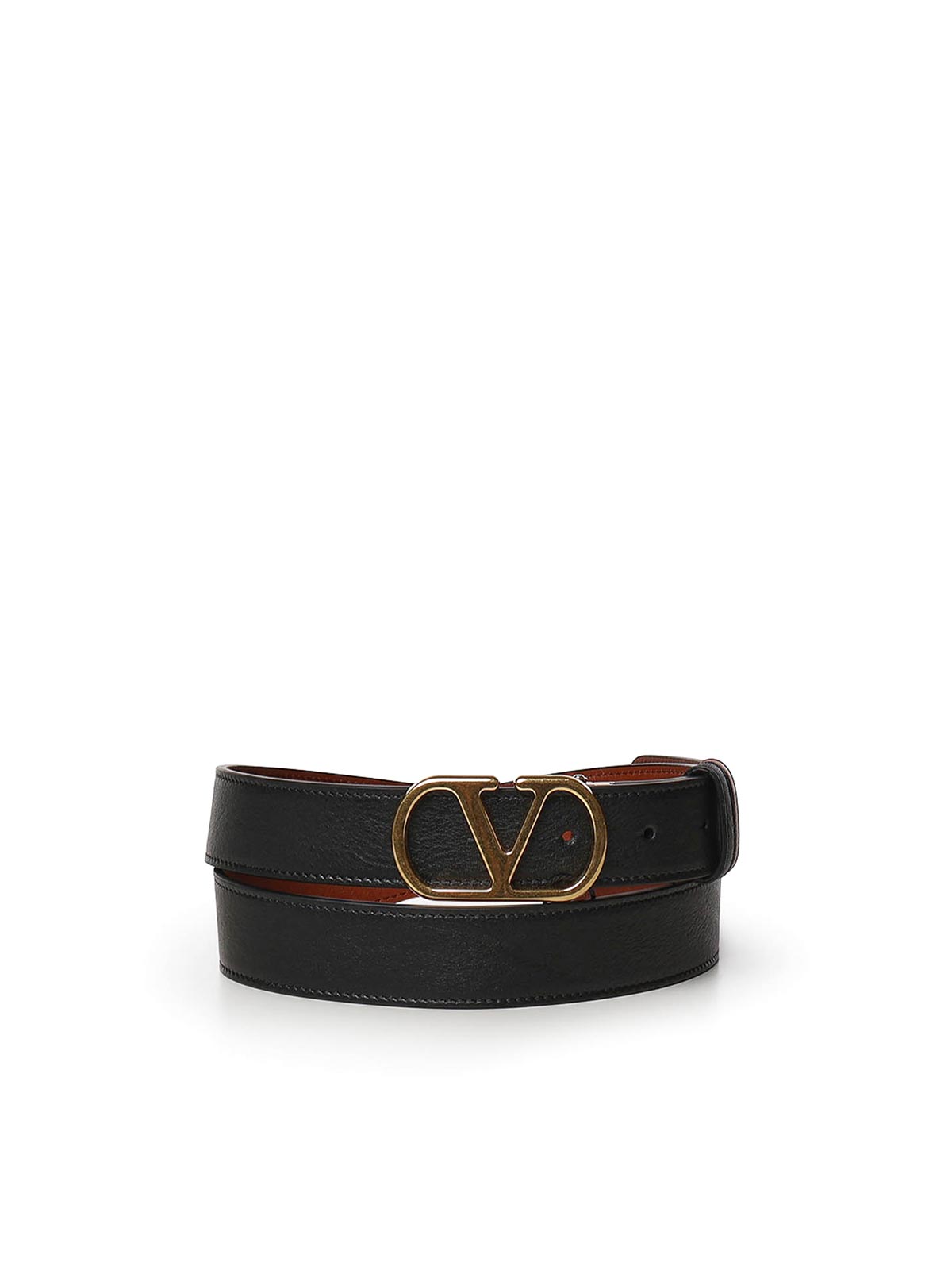 발렌티노 Vlogo Signature Reversible 리버시블 벨트 남성 블랙 26FW 9Y2T0SQ3ZDMDRN