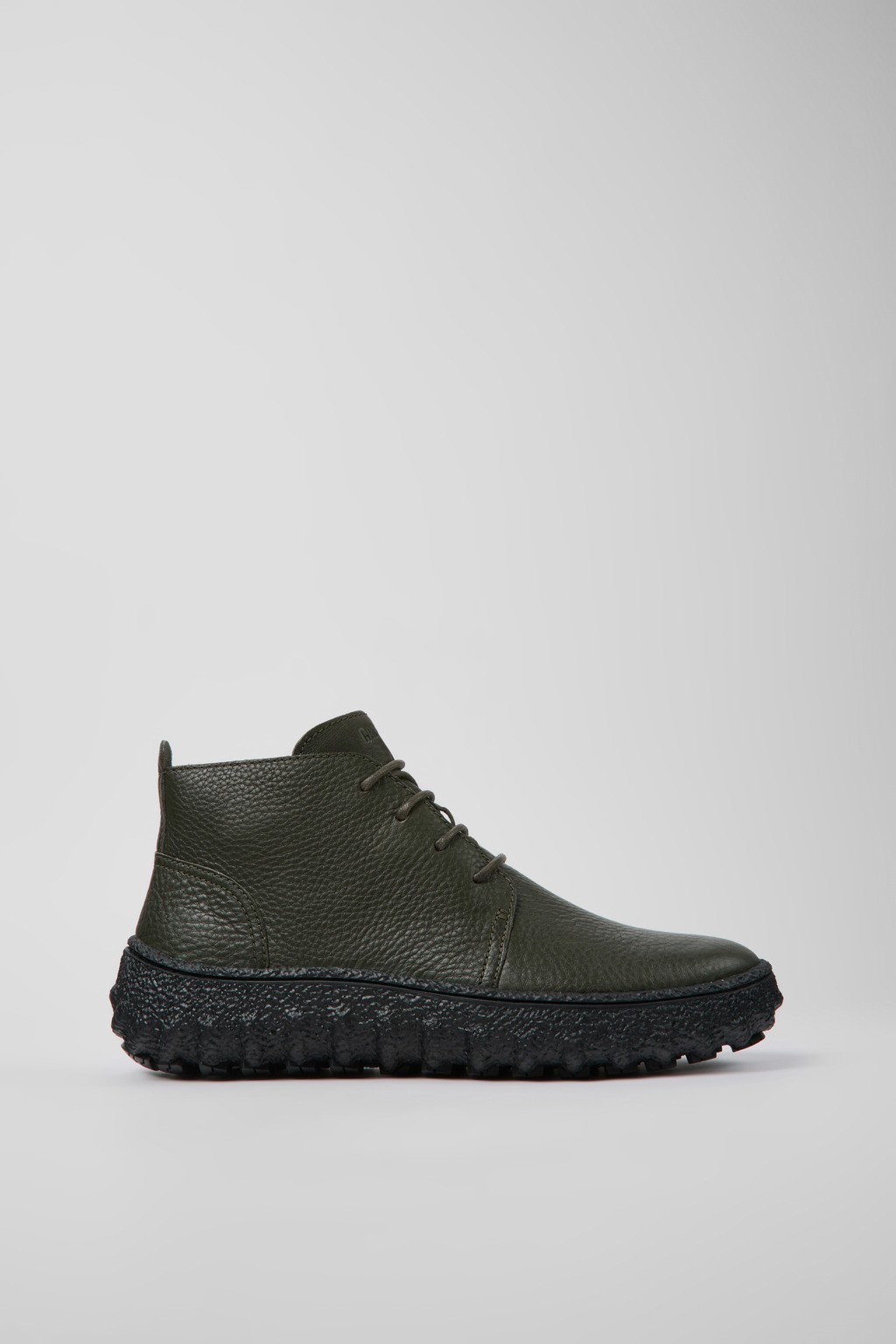 캠퍼 Ground 남성 가죽 앵클부츠 K300330-015 GREEN