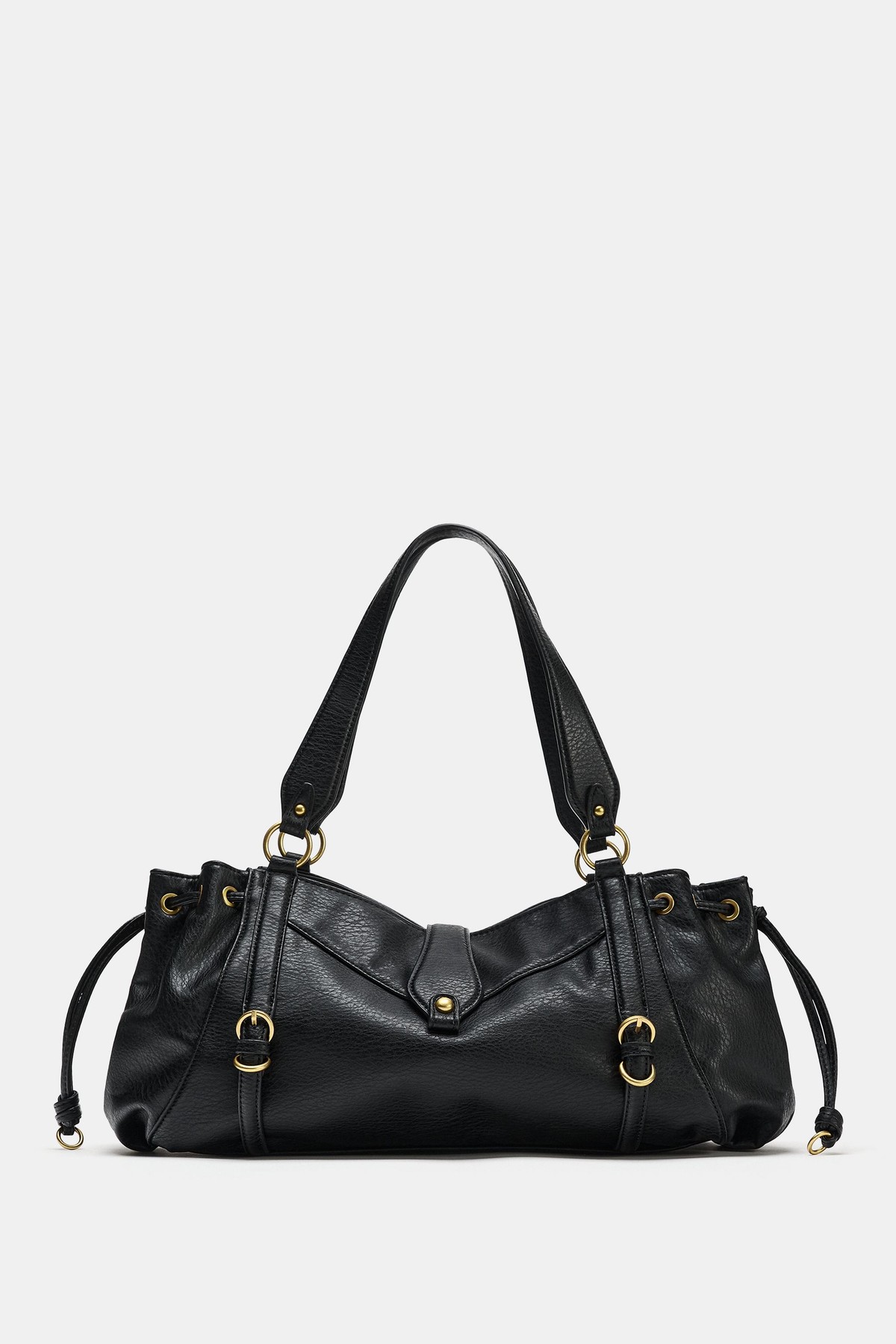 자라 더블 숄더 스트랩 미니 볼링백 6447/810/800 BLACK