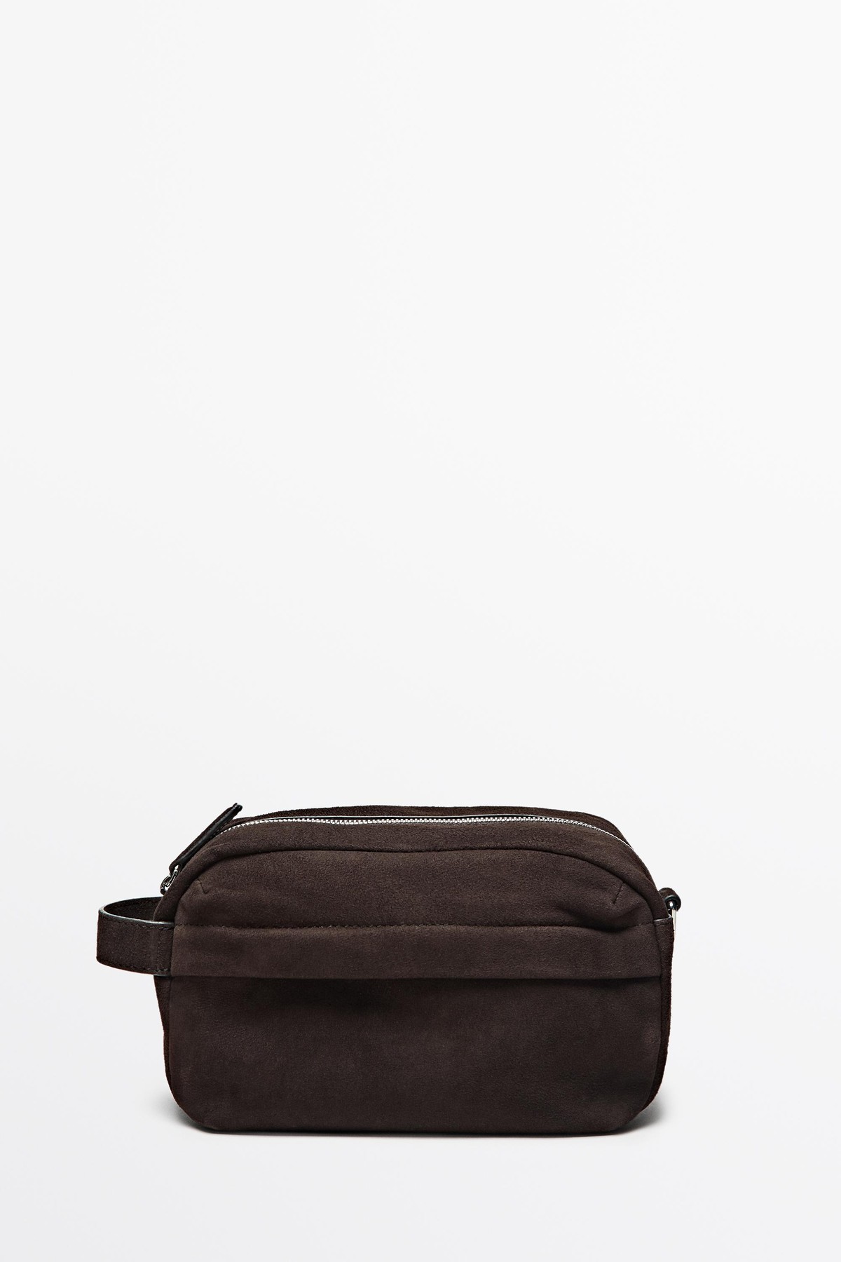 마시모두띠 스웨이드 파우치 세면 파우치 2351/316 BROWN