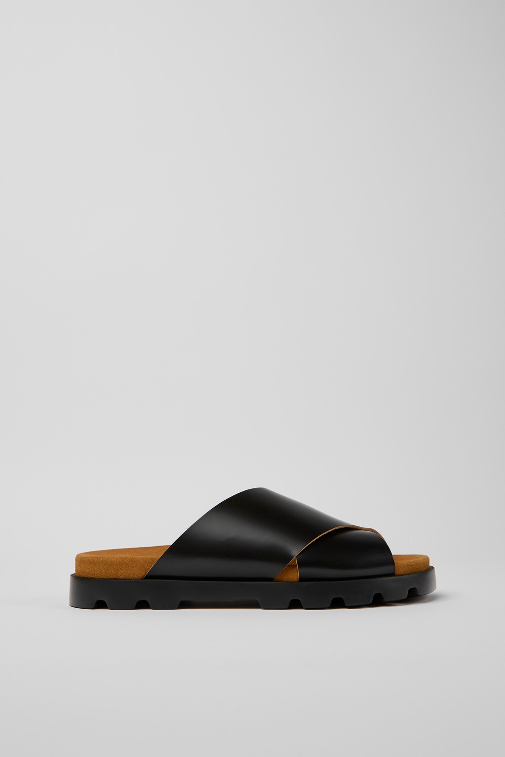 캠퍼 Brutus 남성 슬라이드 샌들 K100775-001 BLACK