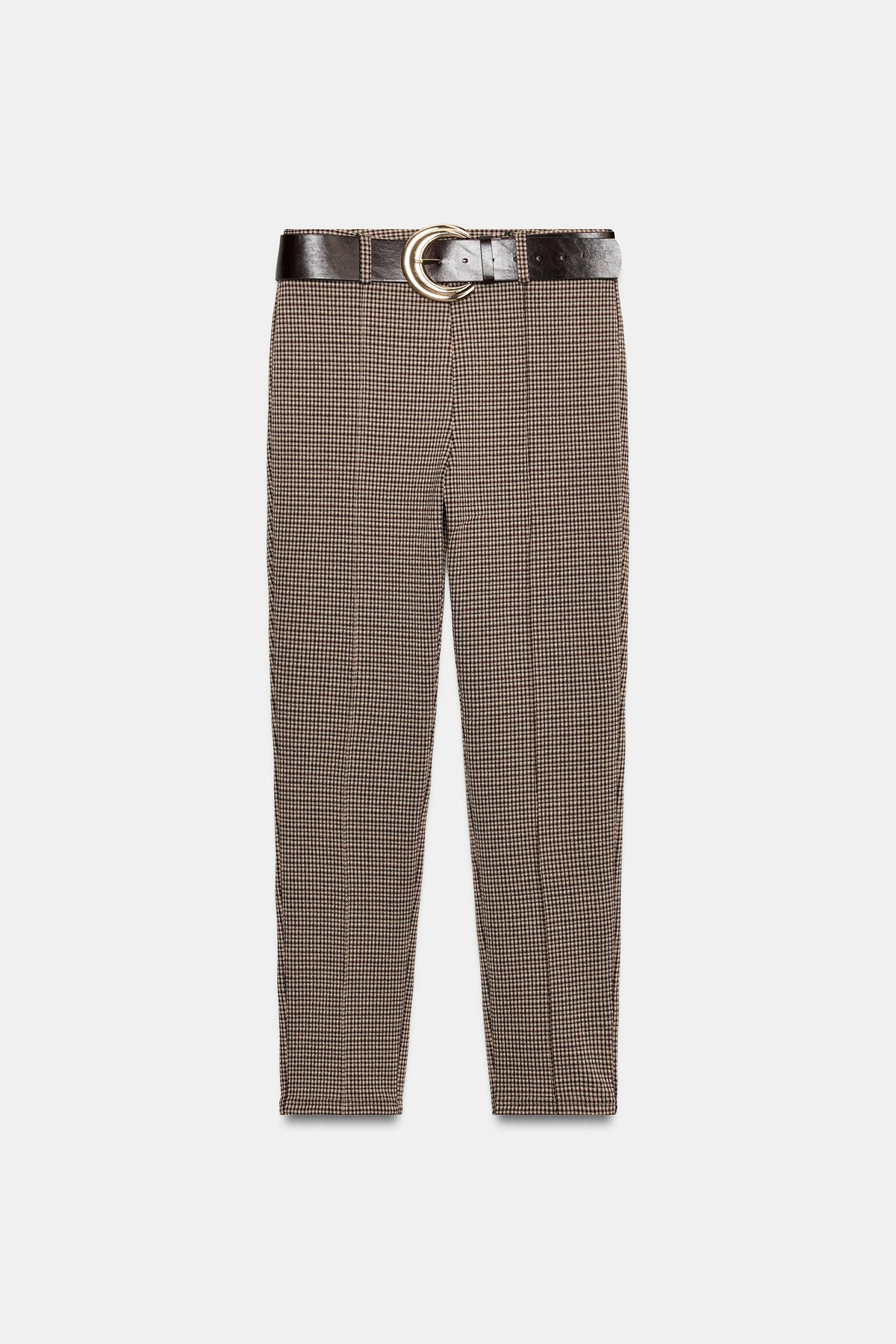 자라 벨트 하운드투스 레깅스 팬츠 8372/322/183 BEIGE