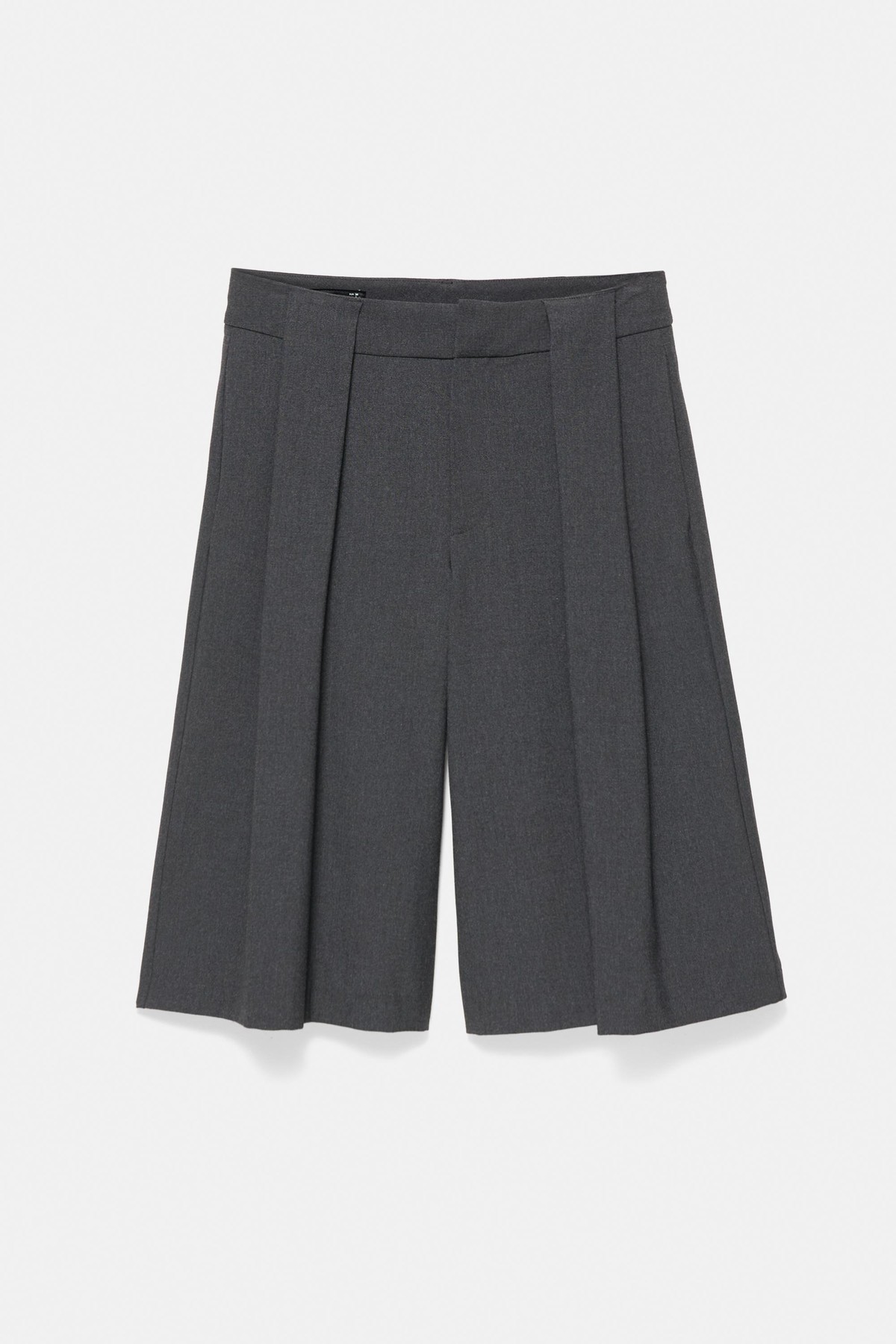 풀앤베어 플리츠 테일러드 버뮤다 팬츠 7665/326 DARK GREY