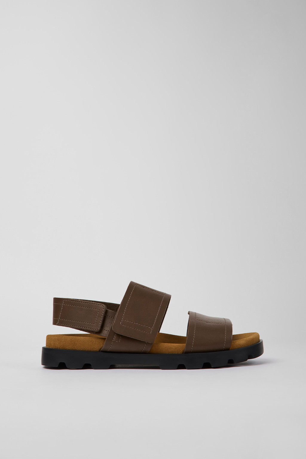 캠퍼 Brutus 남성 스트랩 샌들 K100777-005 BROWN