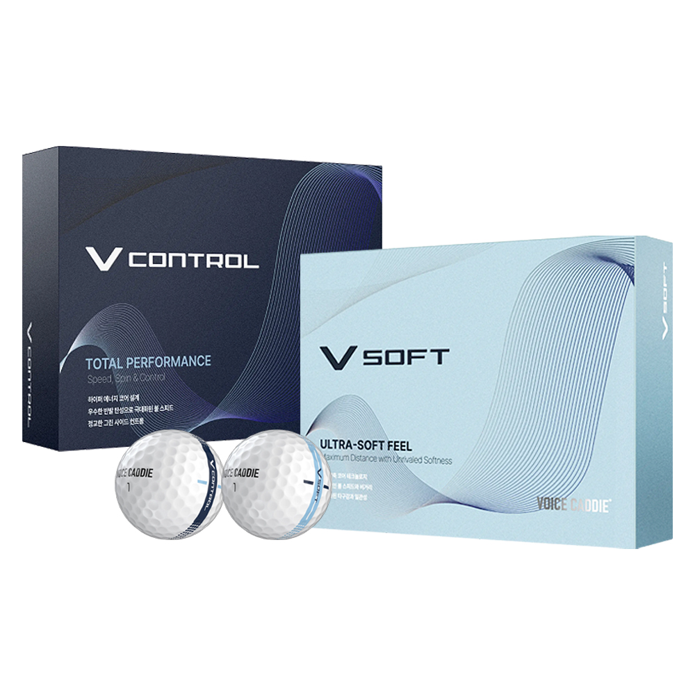 보이스캐디 V 골프공 초저압축 에이밍라인/ V SOFT/ V CONTROL
