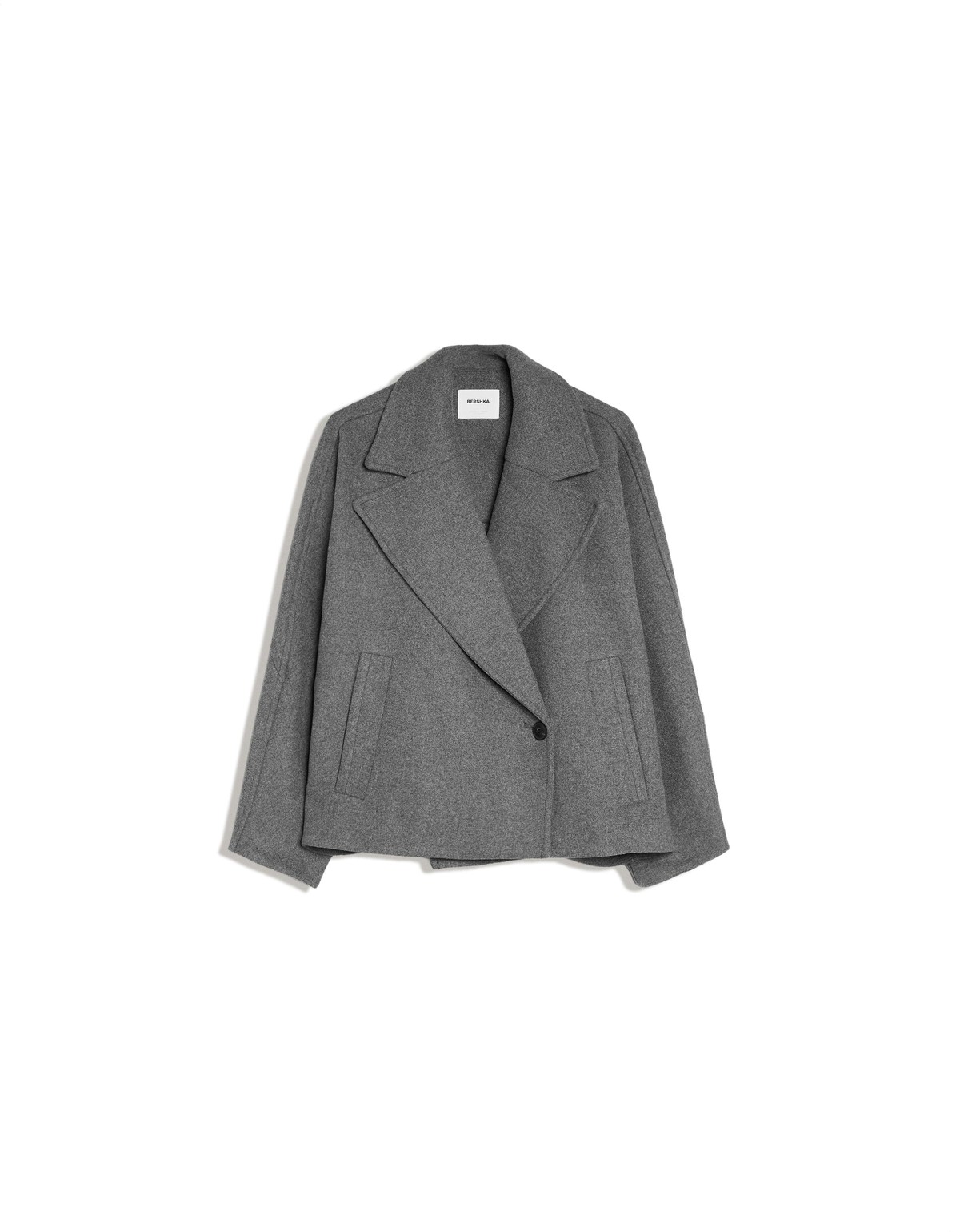 버쉬카 펠트 배트윙 크롭 자켓 3141/741 GREY