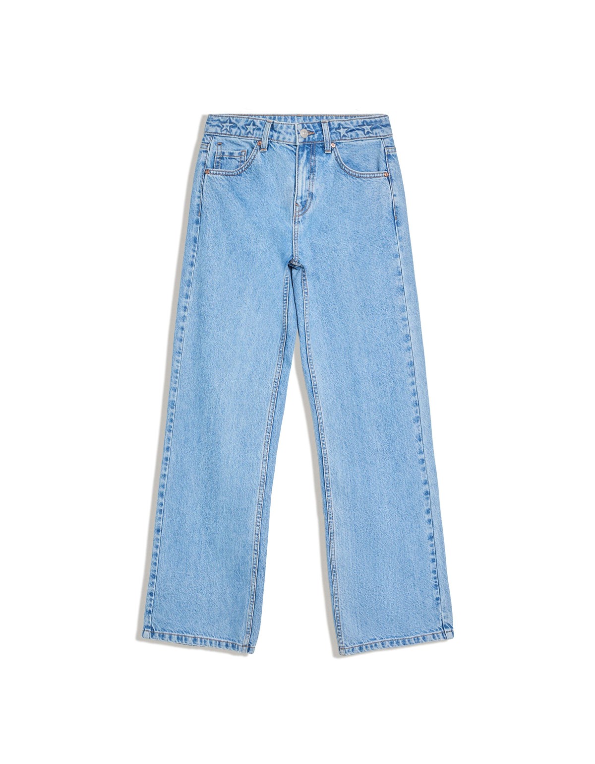 버쉬카 스타 로우라이즈 스트레이트 청바지 4025/388 LIGHT BLUE