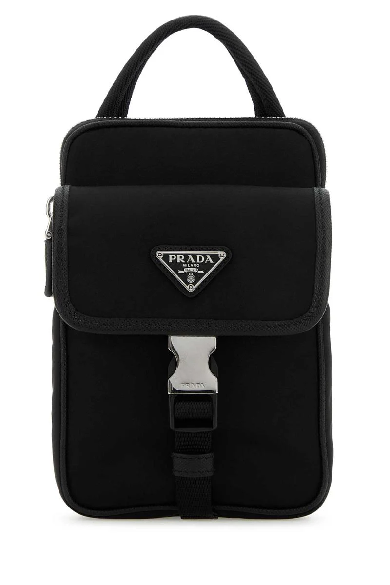 프라다 RENYLON phone case 폰케이스 남성 블랙 26FW 2ZH1942DMHF0002