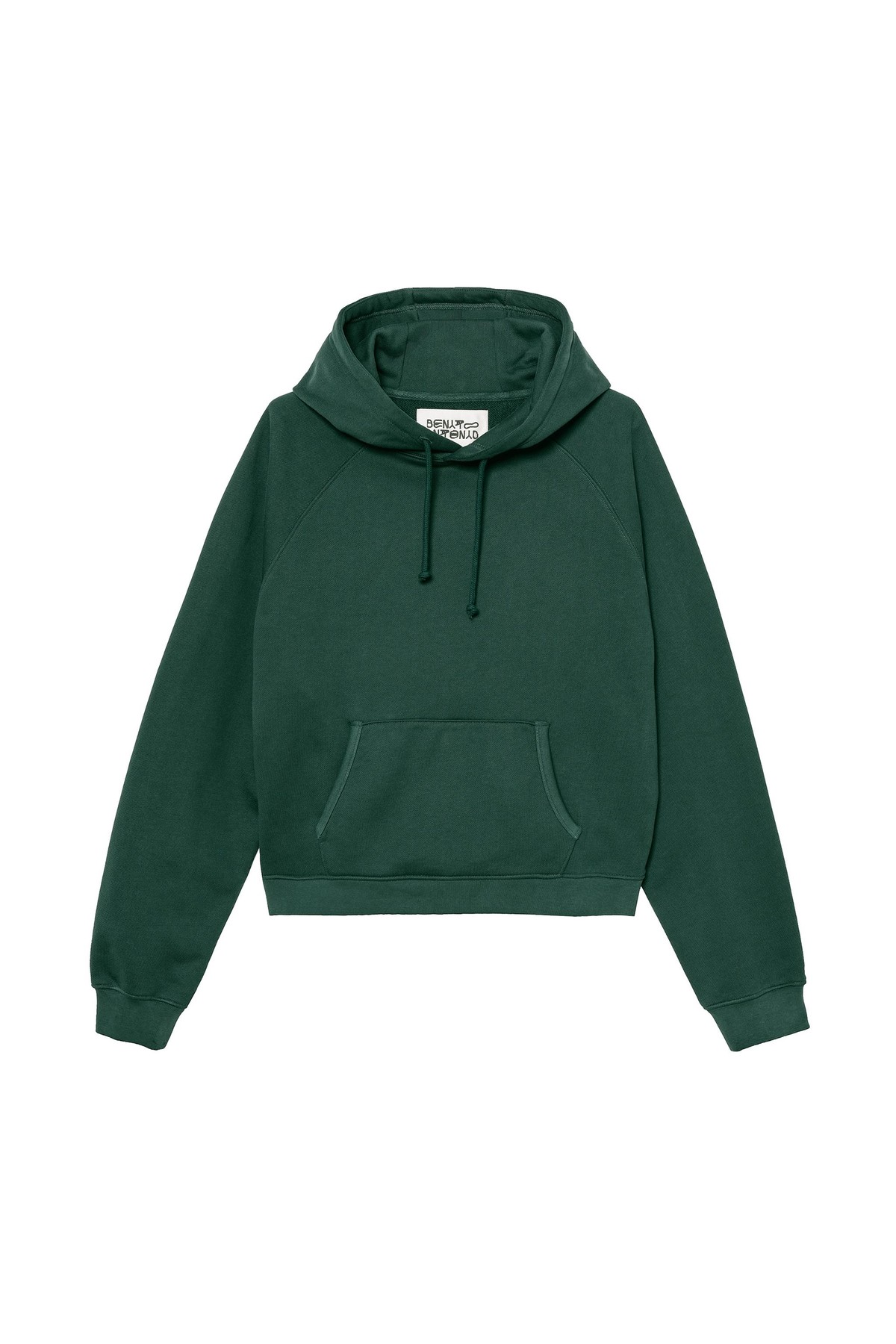 자라 크롭 캥거루 포켓 후디 4087/036/527 MID-GREEN