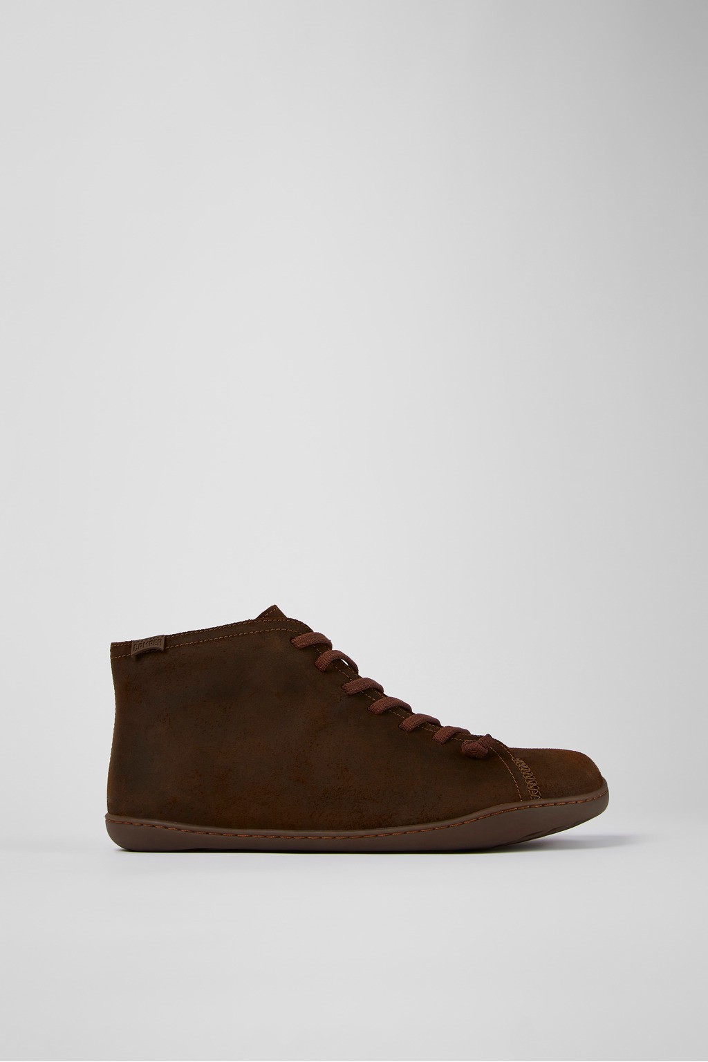 캠퍼 페우 누벅 레이스업 앵클부츠 36411-111 BROWN