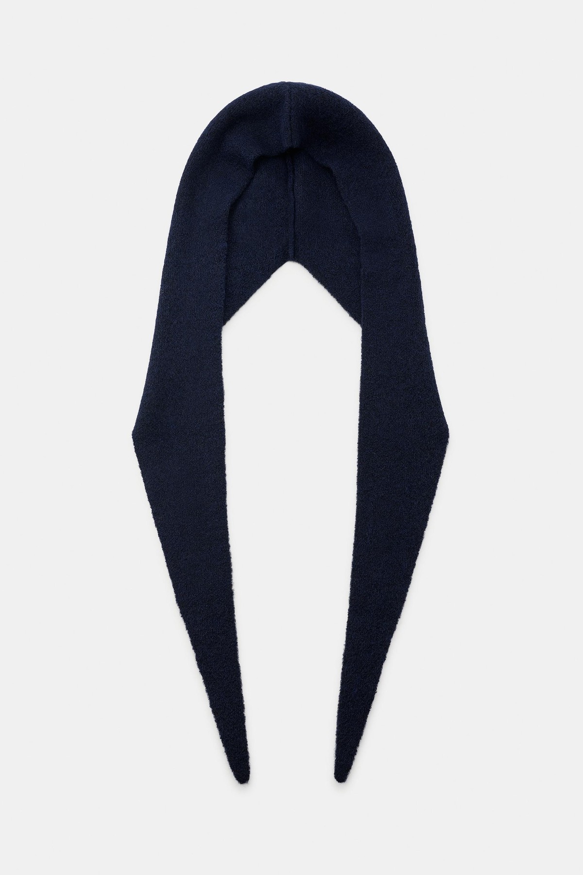 자라 후드 디테일 니트 스카프 3739/241/401 NAVY BLUE
