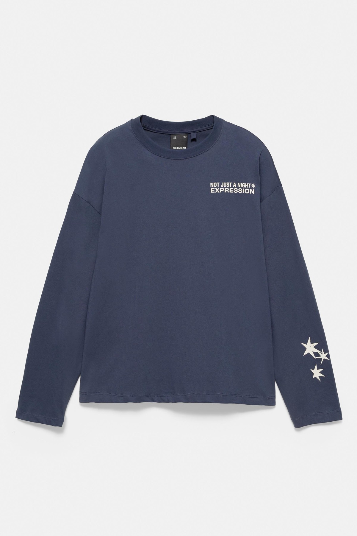 풀앤베어 릴렉스핏 스타 긴팔 티셔츠 7232/570 NAVY