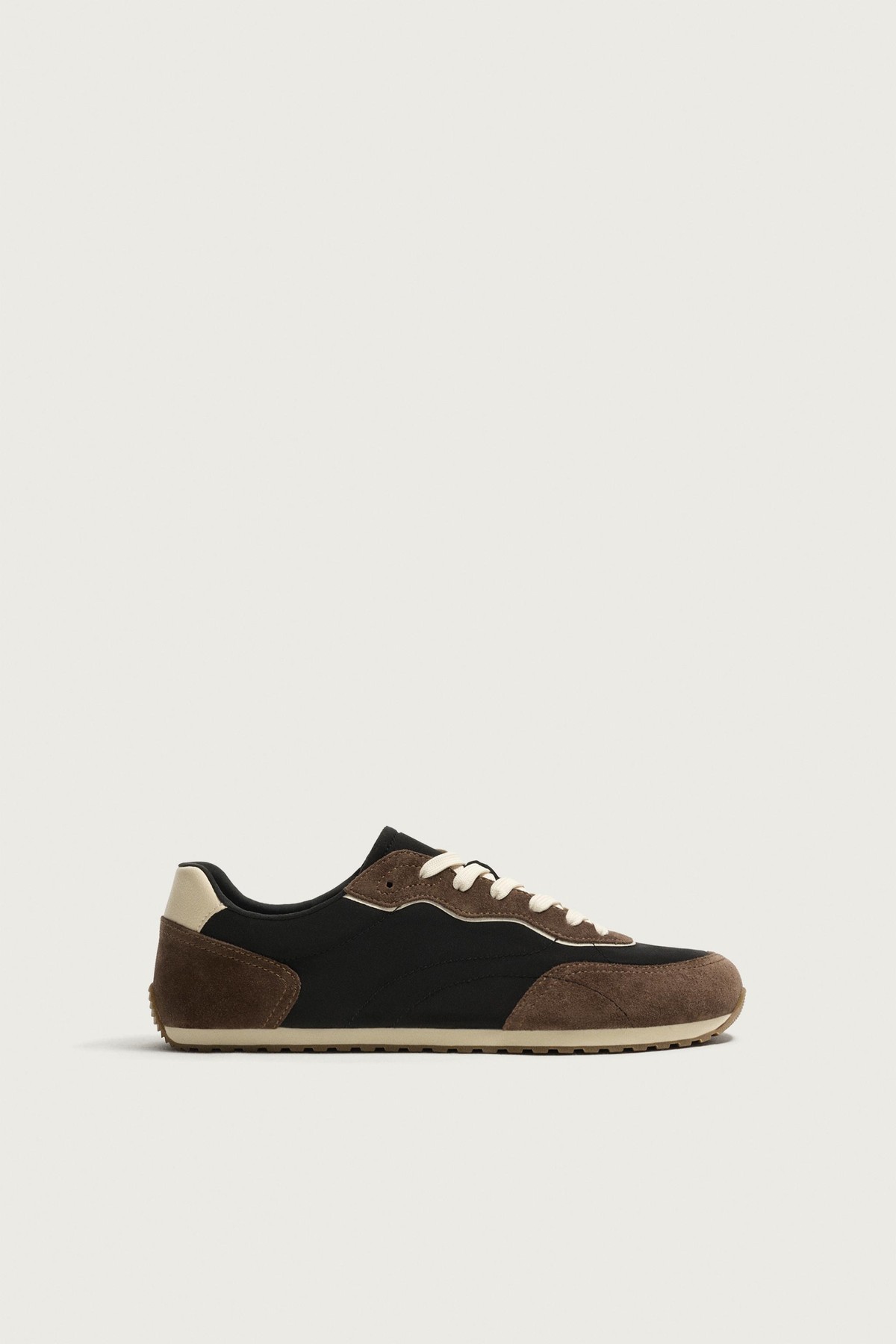 자라 베어풋 스웨이드 레트로 스니커즈 2312/820/700 BROWN