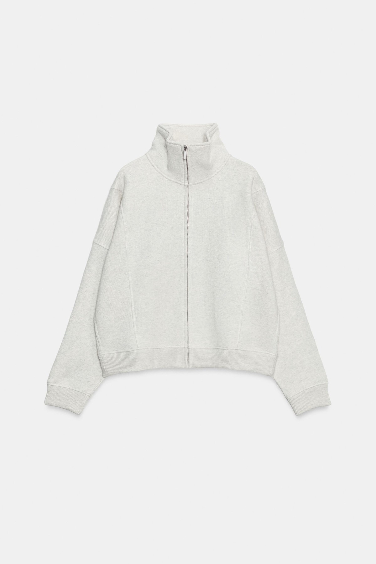 자라 오버핏 집업 스웨트셔츠 8417/804/803 GREY MARL