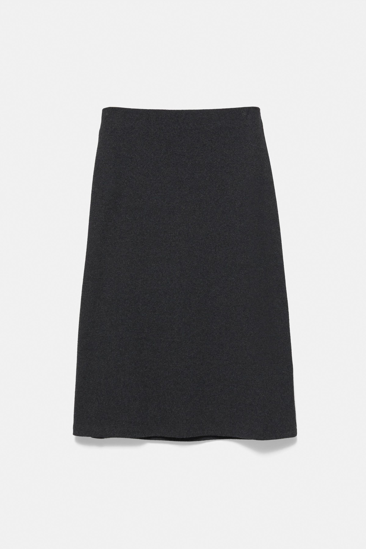 풀앤베어 소프트 스트레이트 미디 스커트 7385/349 ANTHRACITE GREY
