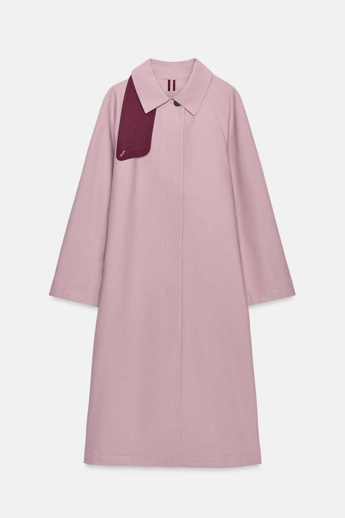 자라 더블브레스트 롱 트렌치코트 3811/254/620 PINK