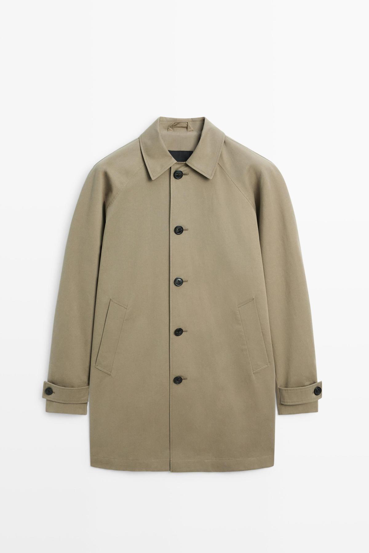 마시모두띠 오버사이즈 순면 롱 트렌치 코트 3253/415 MOLE BROWN