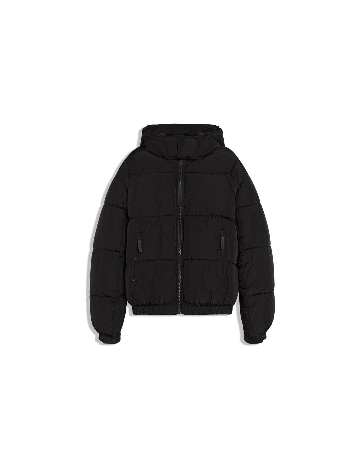 버쉬카 오버사이즈 후드 패딩 자켓 2162/551 BLACK