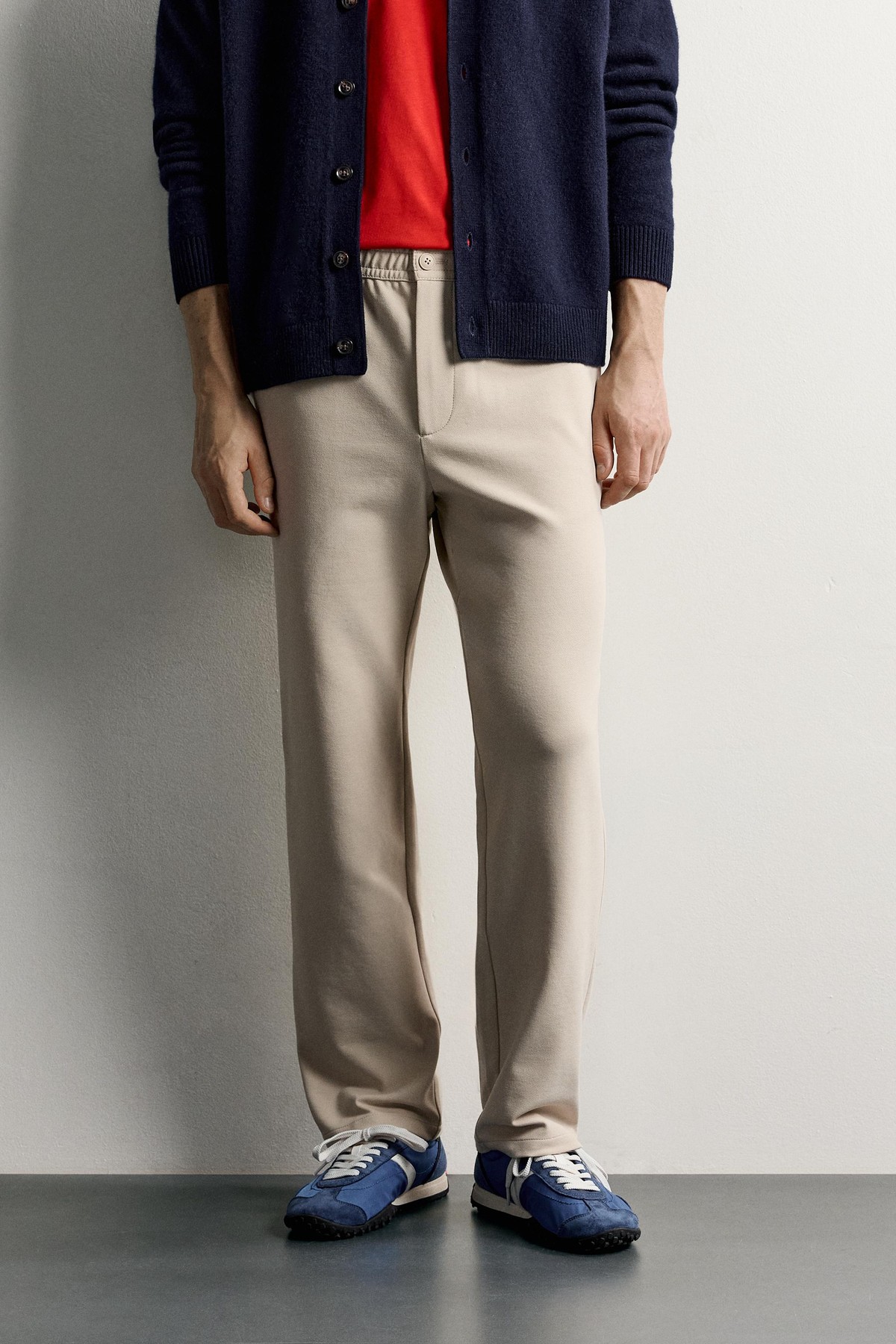 자라 릴렉스핏 컴포트 밴딩 팬츠 7484/300/710 BEIGE