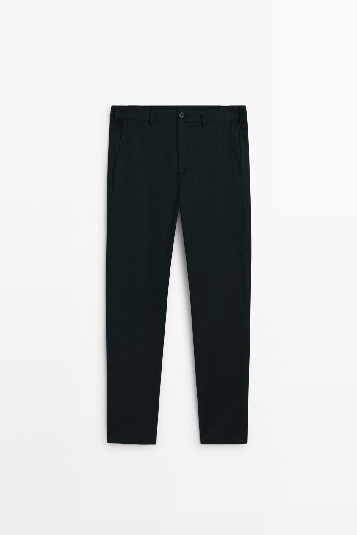 마시모두띠 코튼 블렌드 슬림핏 팬츠 0110/005 NAVY BLUE