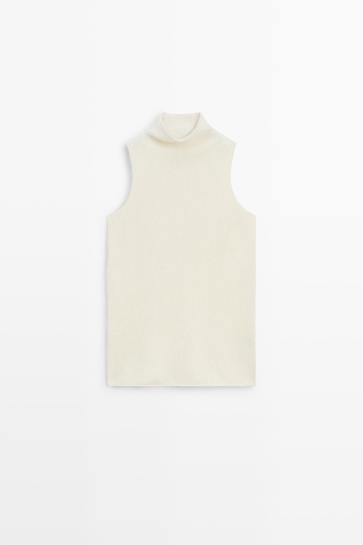 마시모두띠 울 터틀넥 니트 베스트 5940/593 BEIGE