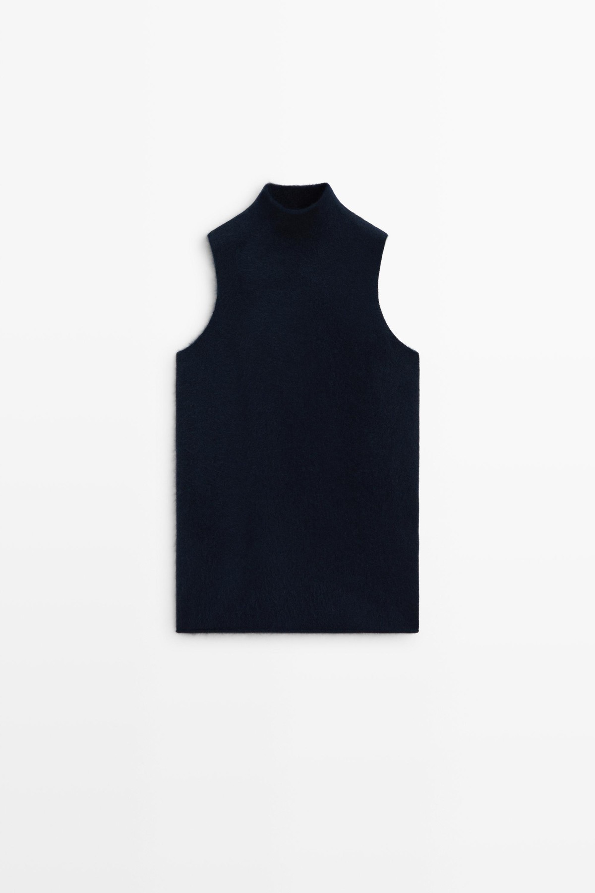 마시모두띠 울 터틀넥 니트 베스트 5940/593 DARK BLUE