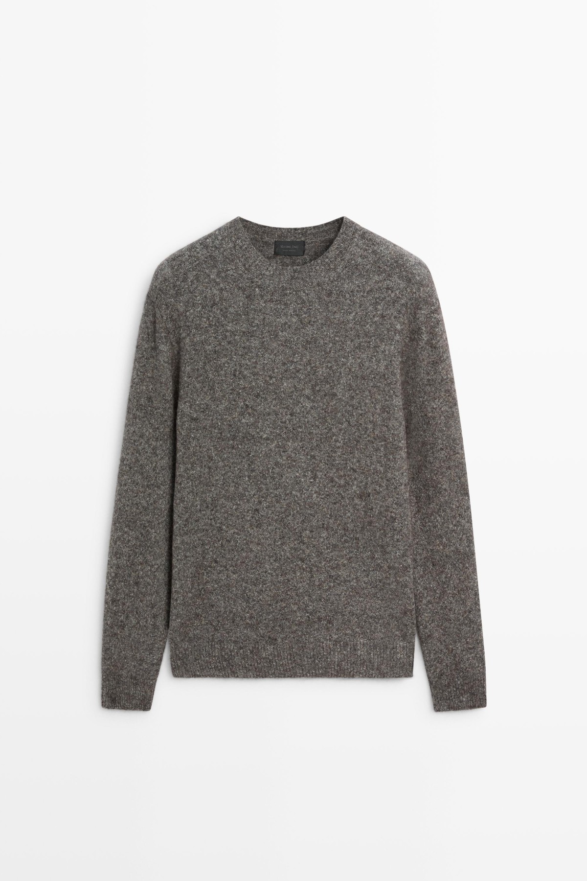 마시모두띠 코튼 라운드넥 니트 스웨터 1486/245 TAUPE GREY