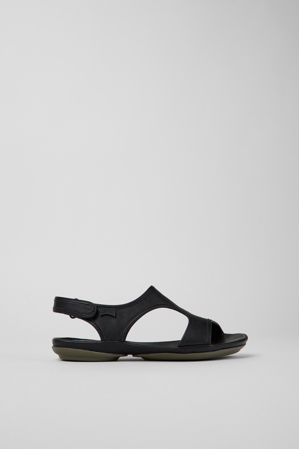 캠퍼 Right 레더 슬링백 샌들 K201514-001 BLACK