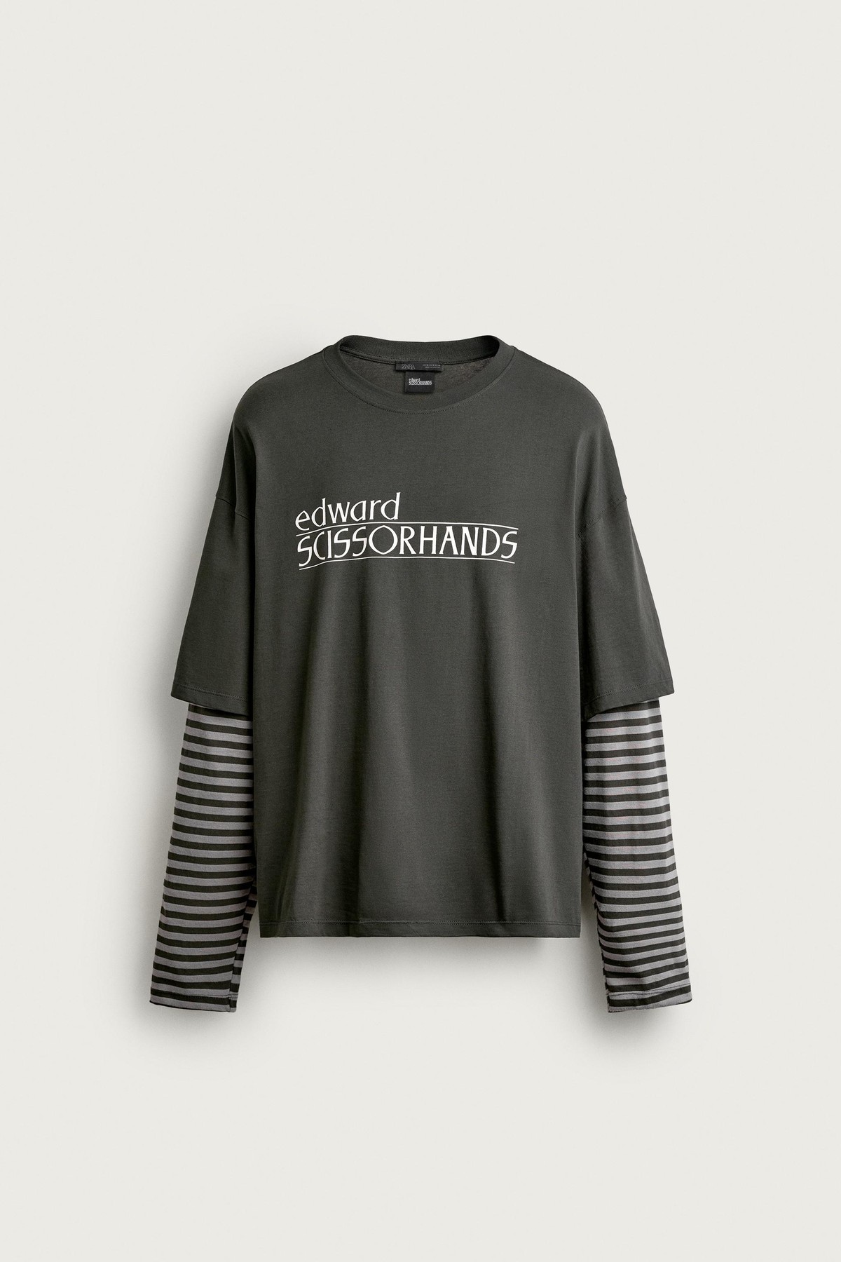 자라 에드워드 가위손 긴팔 티셔츠 5644/349/922 DARK GREY