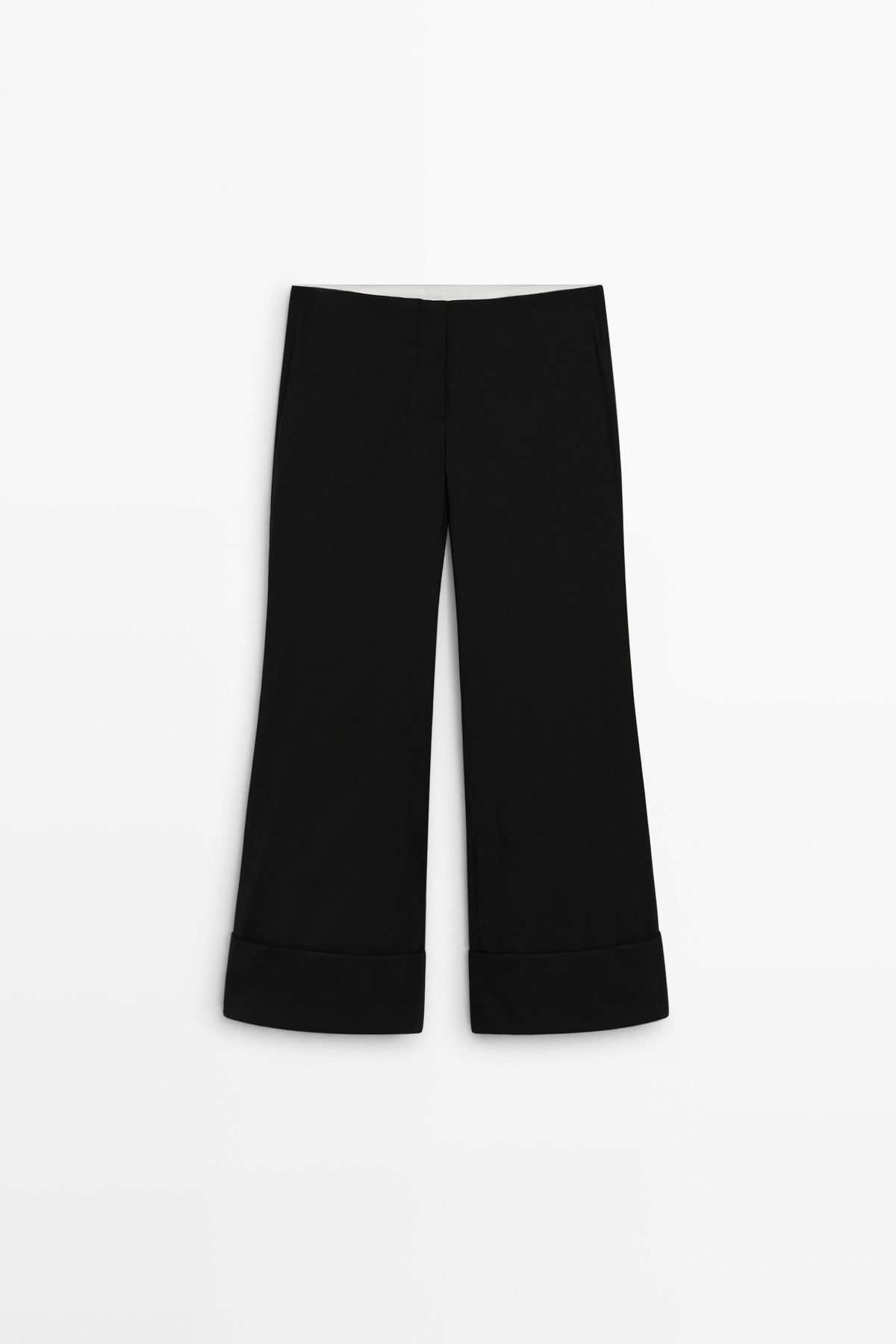 마시모두띠 플레어핏 울 혼방 팬츠 5034/670 BLACK