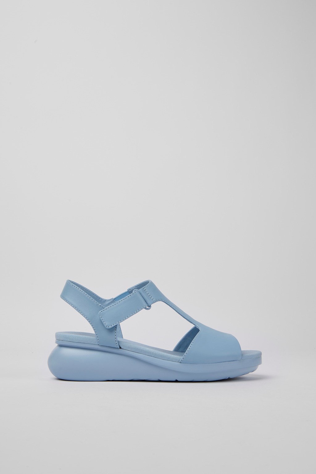 캠퍼 벌룬 웨지 레더 샌들 K200612-021 BLUE