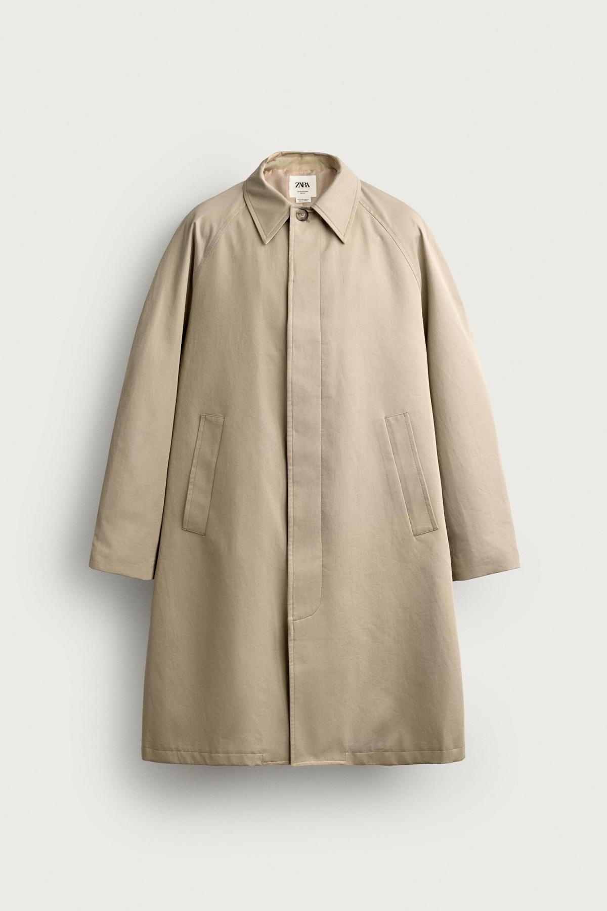 자라 릴렉스핏 코튼 롱 트렌치 코트 1564/654/710 BEIGE