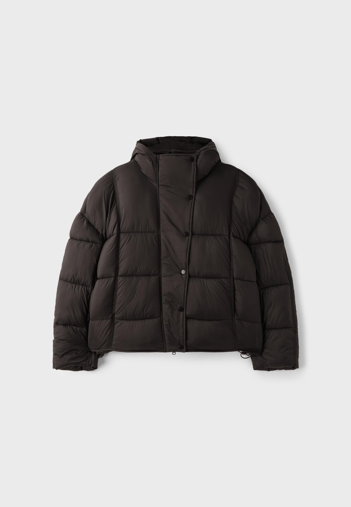 스트라디바리우스 하이넥 스트링 후드 패딩 점퍼 8626/705/400 BROWN