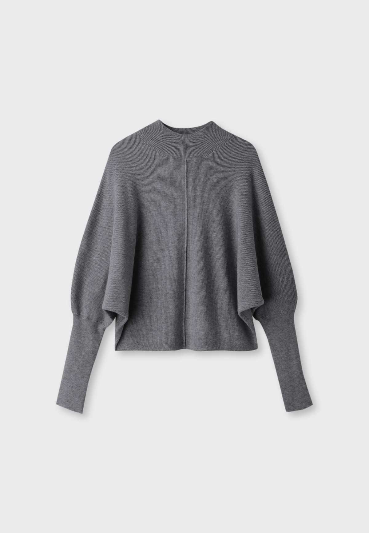 스트라디바리우스 배트윙 하이넥 크롭 니트 점퍼 5058/438/250 CHARCOAL GREY