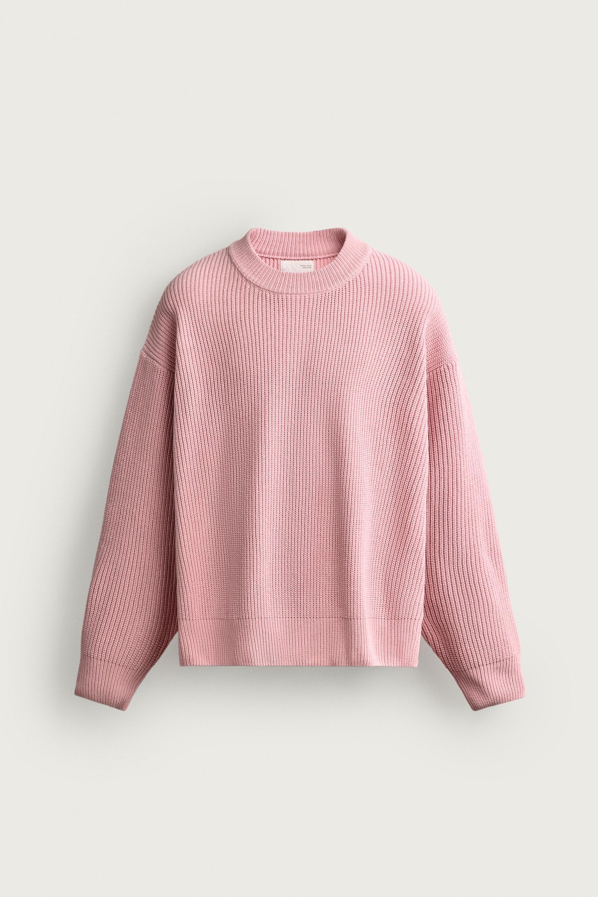 자라 릴렉스핏 라운드넥 셔닐 스웨터 5755/310/620 PINK