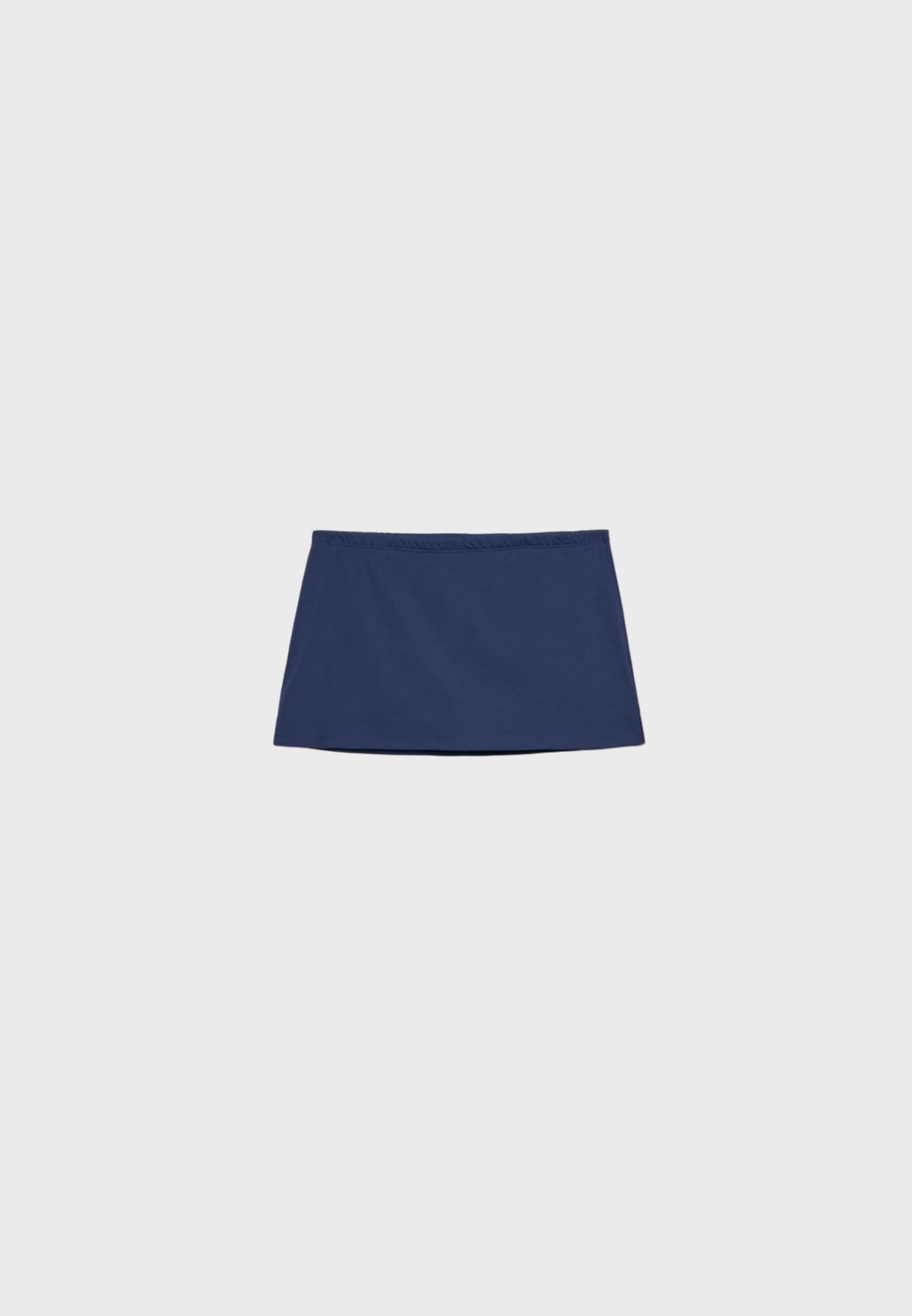 스트라디바리우스 베이직 니트 미니 스커트 팬츠 7693/665/011 DARK NAVY
