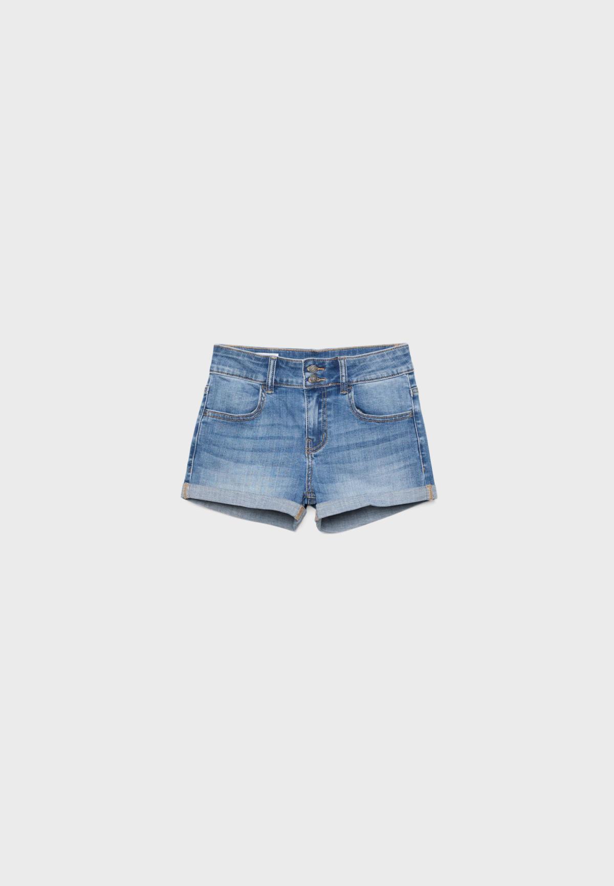 스트라디바리우스 하이웨스트 롤업 데님 반바지 7444/880/711 LIGHT BLUE