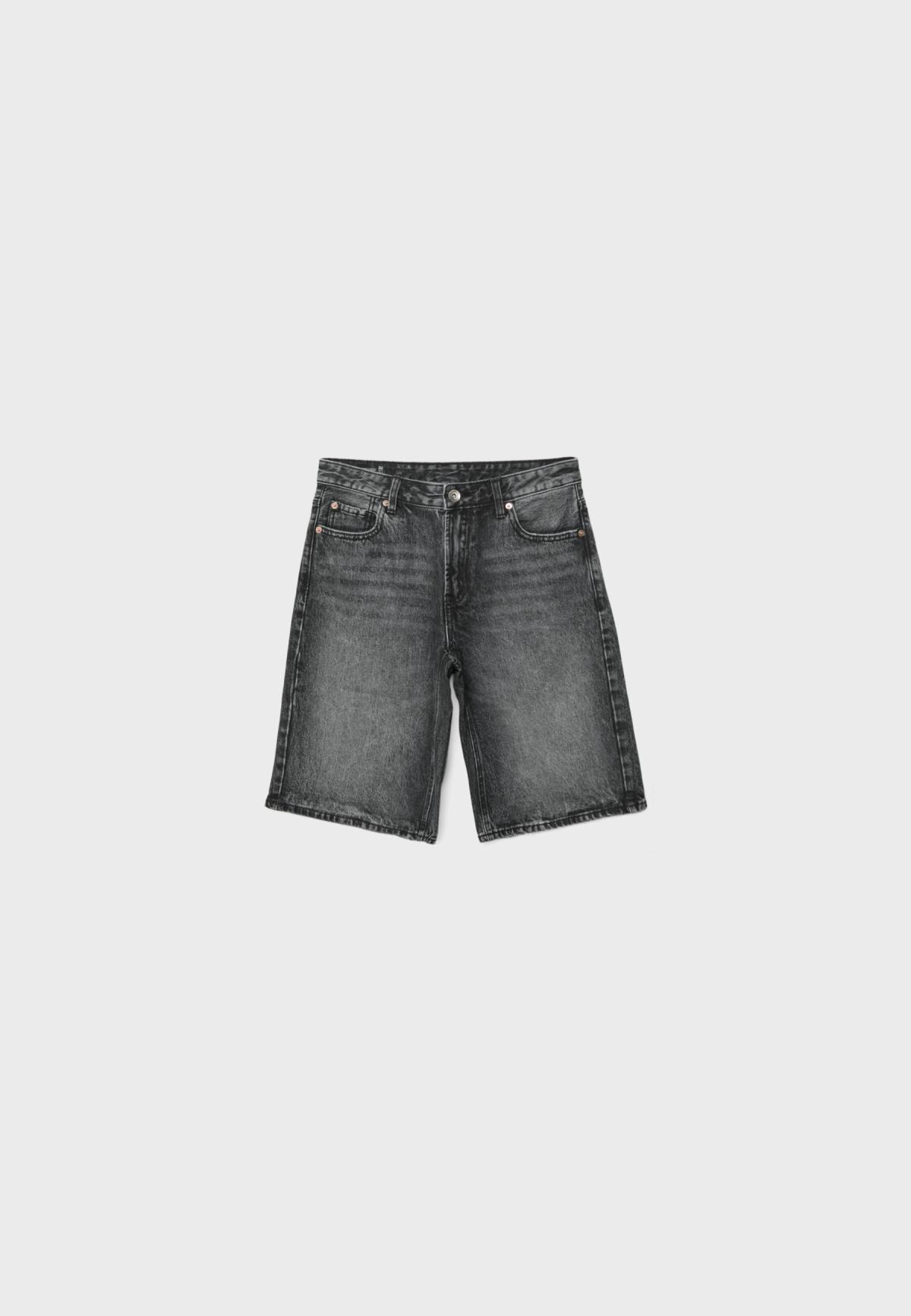 스트라디바리우스 배기 데님 버뮤다 반바지 1361/245/707 MEDIUM GREY