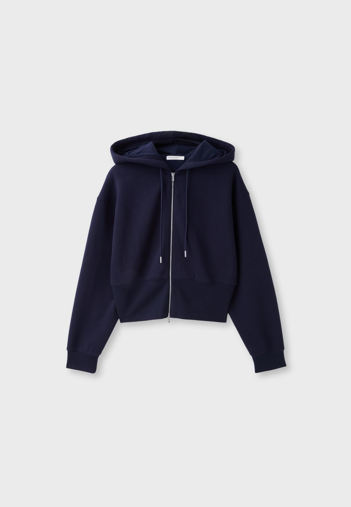 스트라디바리우스 크롭 집업 후드 스웨트셔츠 6577/854/010 NAVY