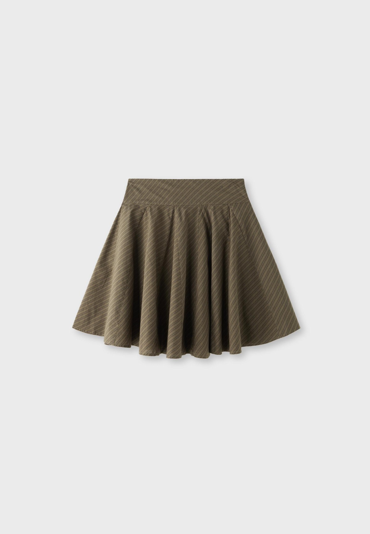스트라디바리우스 고데 A라인 미니 스커트 7422/261/400 BROWN