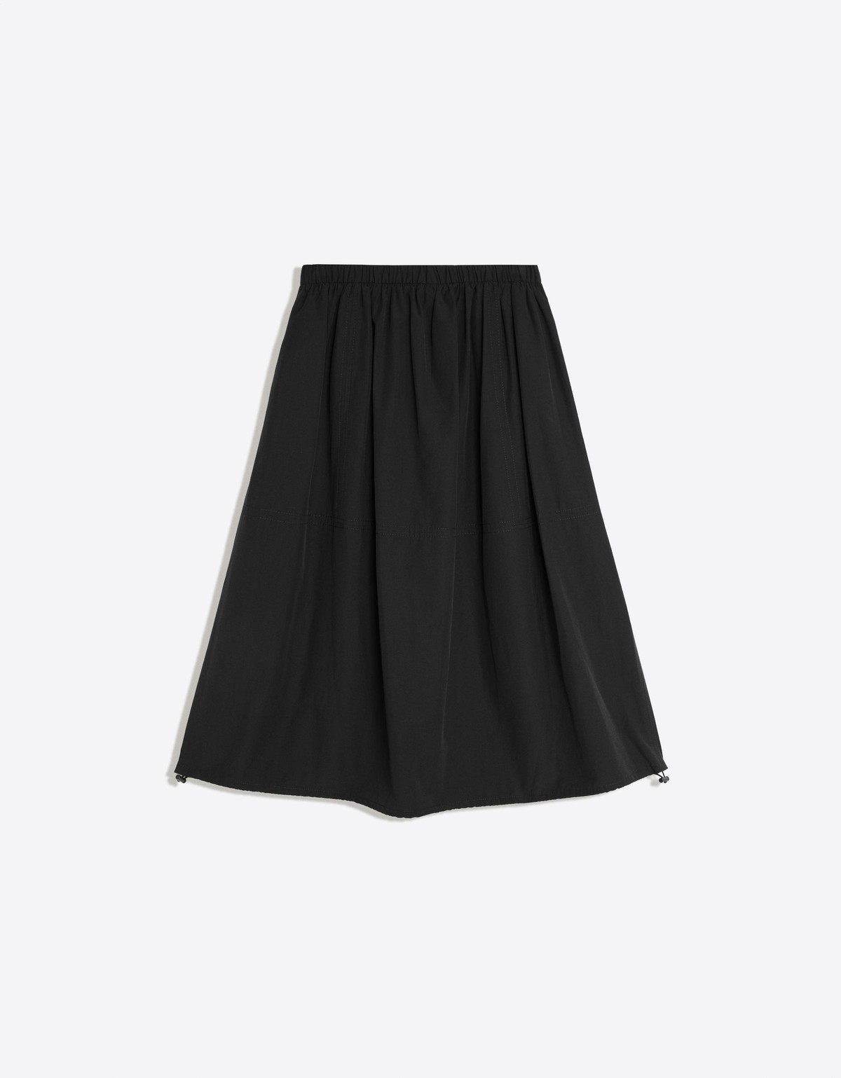 버쉬카 파라슈트 미디 스커트 4052/172 BLACK