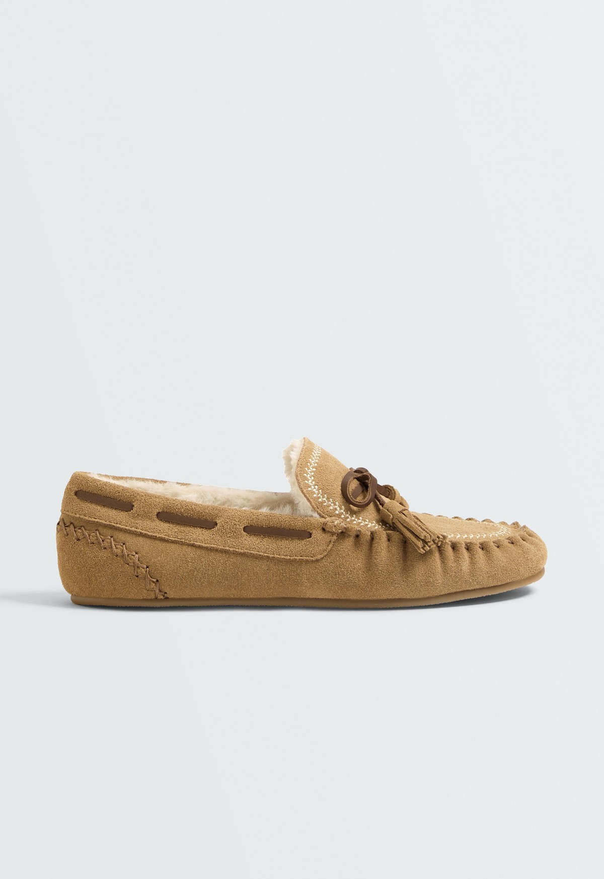 오이쇼 스웨이드 퍼 태슬 로퍼 1298/880/121 TOASTED BROWN