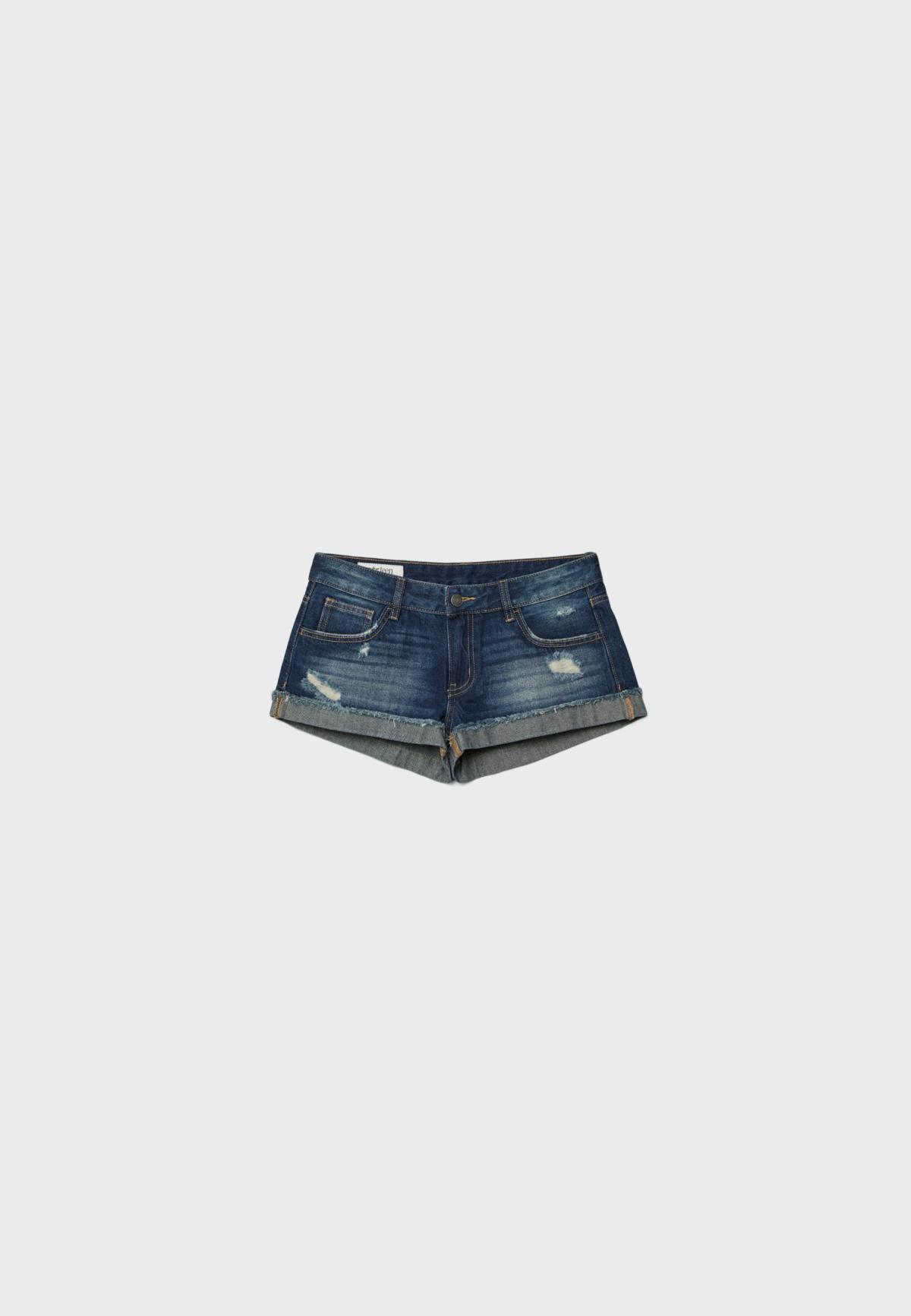 스트라디바리우스 스타 데님 숏팬츠 7449/882/711 LIGHT BLUE